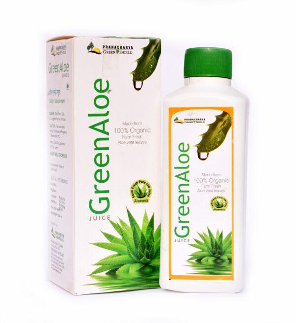 Green Aloe Juice (100% Aloe Vera Juice)